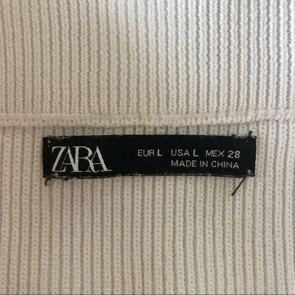 ZARA LIMITED EDITION RIBBED CROP TOP & BOTTOMS - Picture 12 of 13